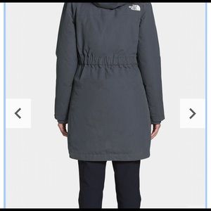 North face grey parka